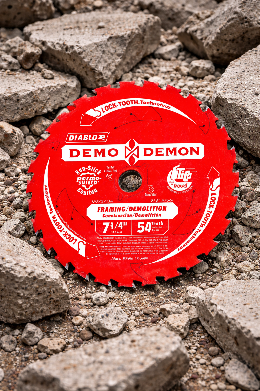 Diablo by Freud D0724DA-10 7-1/4" 24T 5/8" Demo Demon Saw Blade